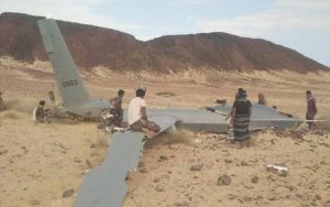 أبين.-سقوط-طائرة-مسيّرة-كبيرة-في-جبال-المراقشة-وسط-غموض-حول-تبعيتها-750x470